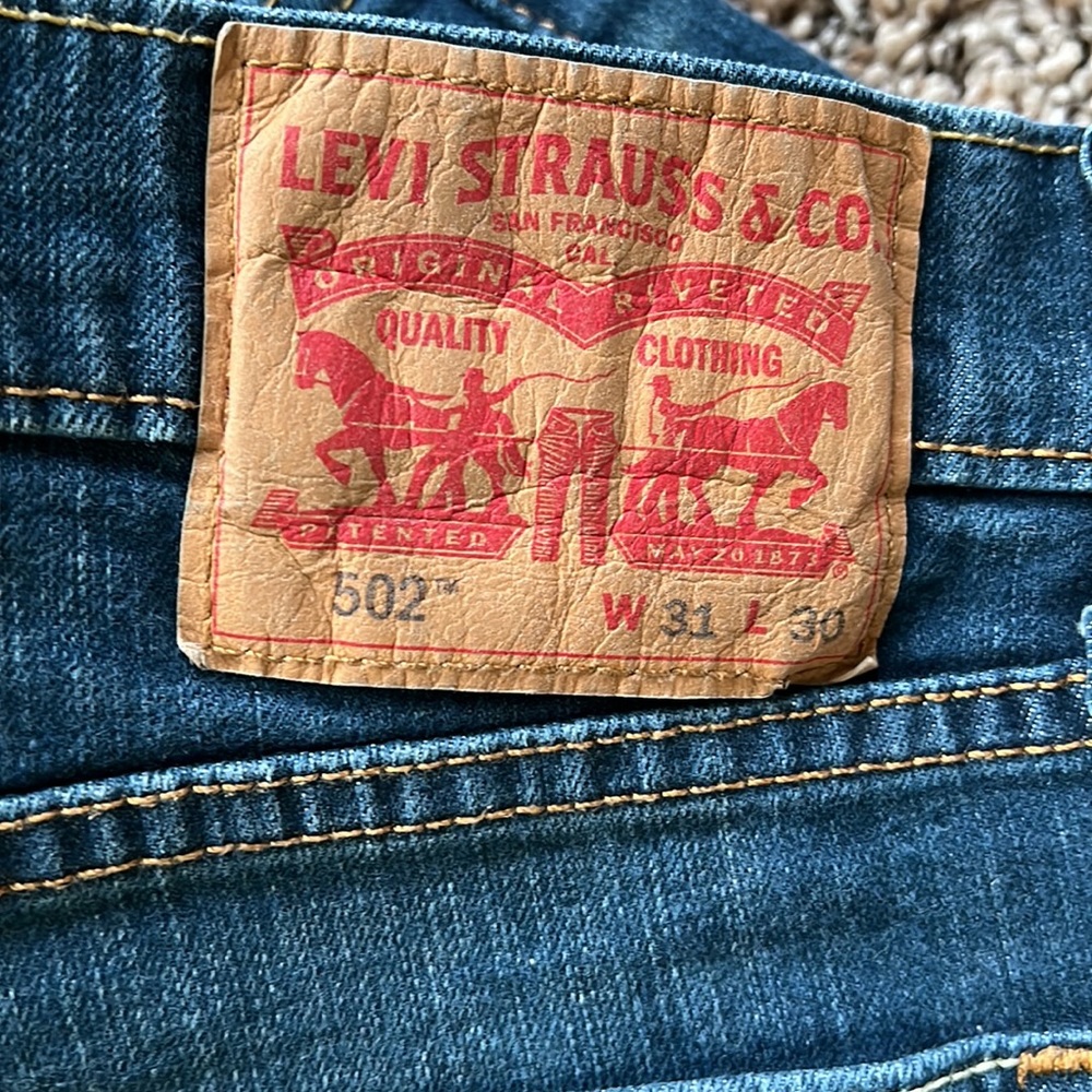 Levi Strauss 502 Jeans, Mens Size 31 X 30 - Picture 4 of 5